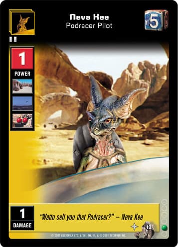 Neva Kee, Podracer Pilot