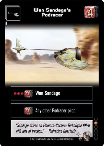 Wan Sandage's Podracer