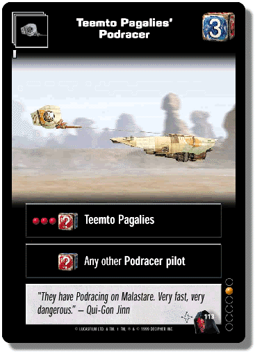 Teemto Pagalies' Podracer