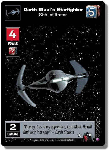 Darth Maul's Starfighter, Sith Infiltrator