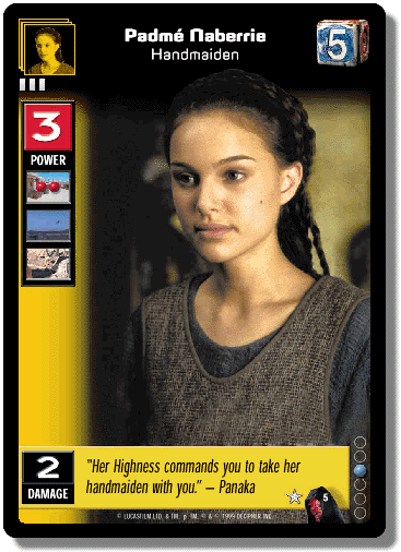 Padmé Naberrie, Handmaiden