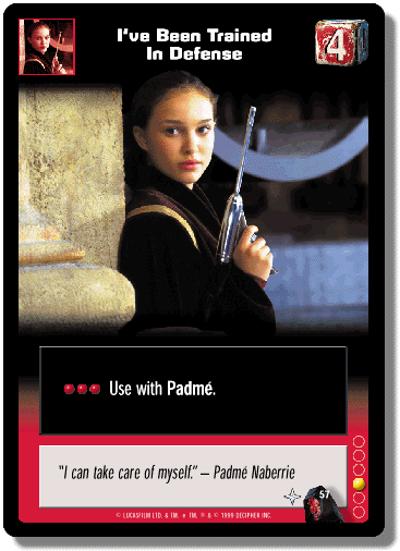 I've Been Trained In Defense