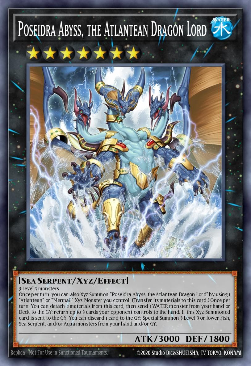 Poseidra Abyss, the Atlantean Dragon Lord
